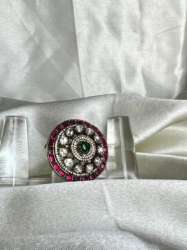 Mossanite Stone Finger Ring 3